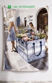 Dior Throw Blankets